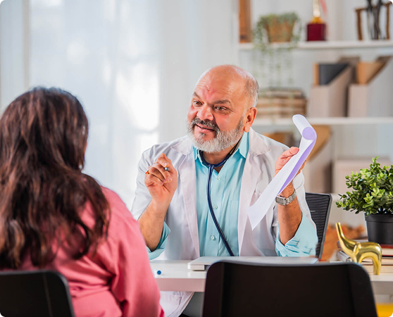 doctor's explanation to patient
